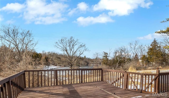 3553 Evergreen Dr, Catawissa, MO 63015 - view of wooden deck