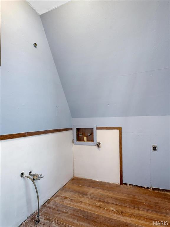 3553 Evergreen Dr, Catawissa, MO 63015 - bonus room with vaulted ceiling and wood finished floors