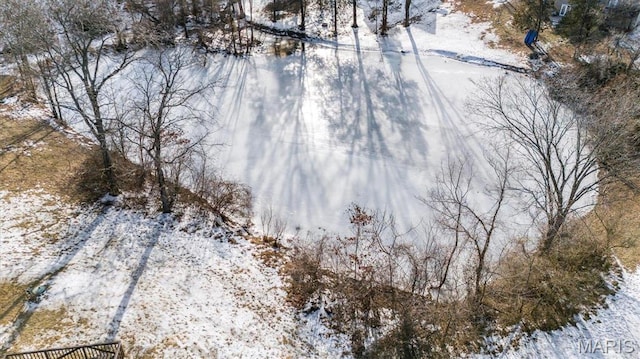 3553 Evergreen Dr, Catawissa, MO 63015 - view of snowy aerial view