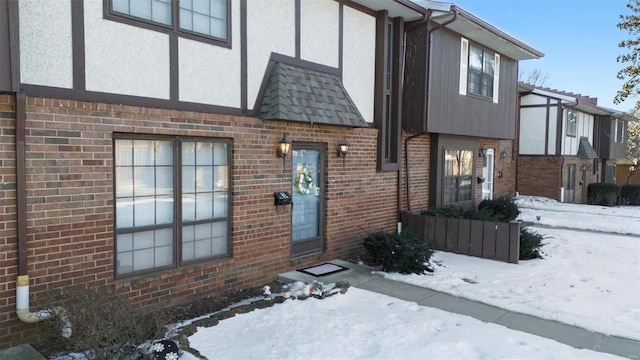 1229 N 17th St Unit 3, Belleville, IL 62226 - view of front facade with brick siding and stucco siding