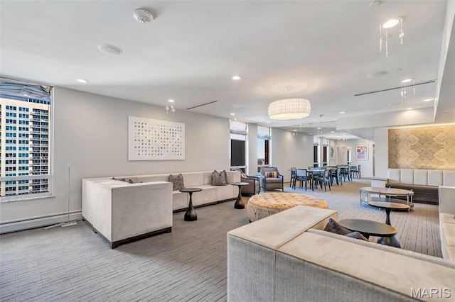 200 S Brentwood Unit 12F, Saint Louis, MO 63105 - building lobby featuring recessed lighting