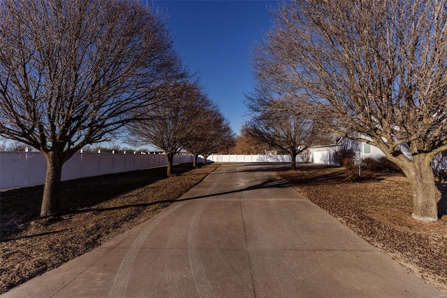 view of road