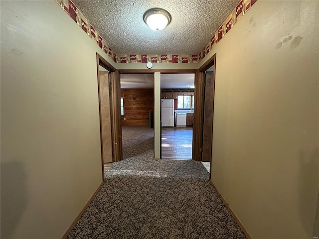 4117 State Highway 21, Grandin, MO 63943 - corridor with a textured ceiling and carpet flooring