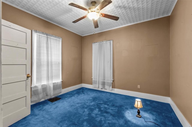 604 N Fountain St, Cape Girardeau, MO 63701 - carpeted spare room with a ceiling fan and baseboards