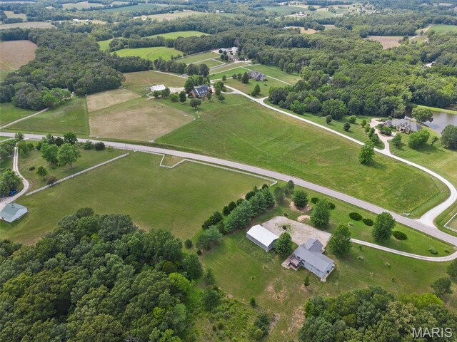 850 Aj Farm Ln, Washington, MO 63090 - aerial view of property's location with rural landscape