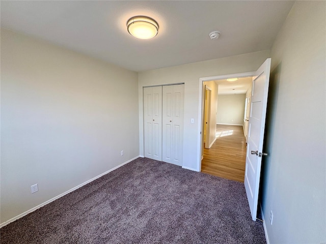 813 Breeze Ct, Perryville, MO 63775 - unfurnished bedroom featuring baseboards, carpet floors, and a closet