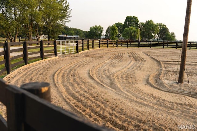 13112 Heritage Ln, Pocahontas, IL 62275 - surrounding community with an enclosed riding area and a view of rural / pastoral area