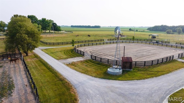 13112 Heritage Ln, Pocahontas, IL 62275 - overview of rural landscape with a pastoral area