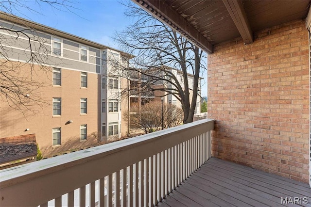 950 E Rue De La Banque Unit 110, Creve Coeur, MO 63141 - view of wooden deck