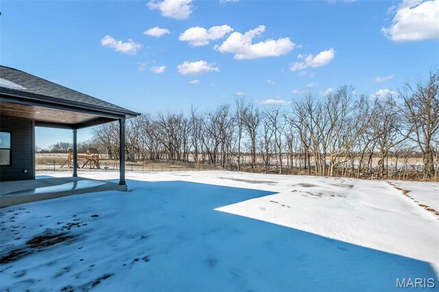 600 Legacy Dr, Waterloo, IL 62298 - view of yard layered in snow