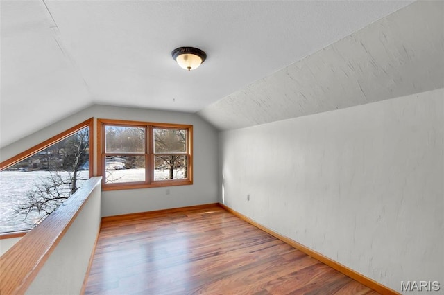 520 Christopher Dr, Perryville, MO 63775 - bonus room featuring vaulted ceiling, wood finished floors, and baseboards