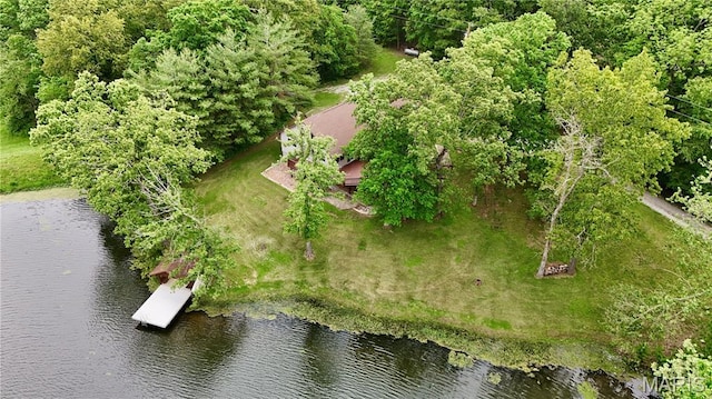 520 Christopher Dr, Perryville, MO 63775 - aerial view of property's location with a large body of water