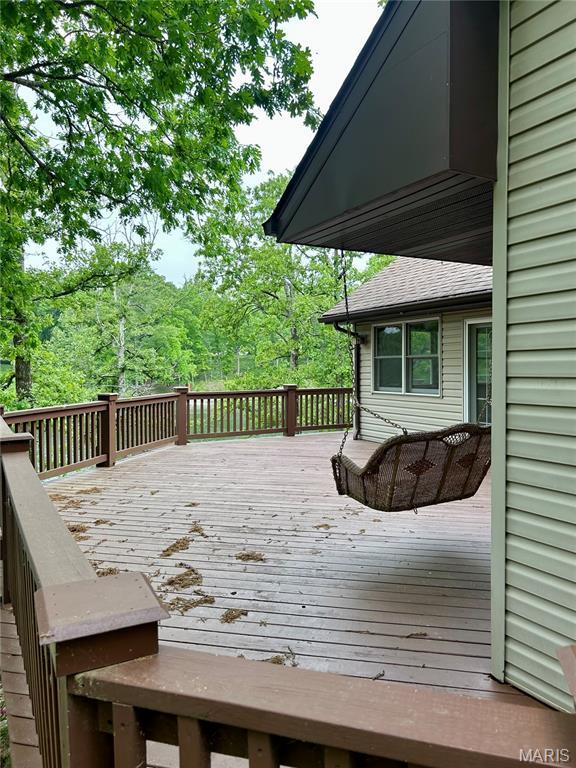520 Christopher Dr, Perryville, MO 63775 - view of wooden deck