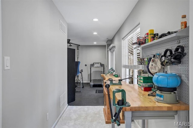 997 Sheffield Forest Ct, Wildwood, MO 63021 - hall with recessed lighting and baseboards