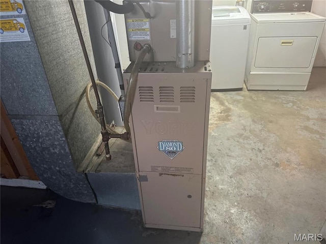 9100 Gedde Ave, Saint Louis, MO 63134 - utilities featuring heating unit and separate washer and dryer