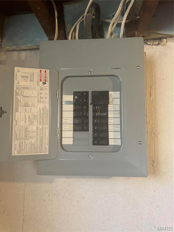 9100 Gedde Ave, Saint Louis, MO 63134 - utility room with electric panel