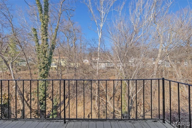13485 Coliseum Dr Unit G, Chesterfield, MO 63017 - view of deck