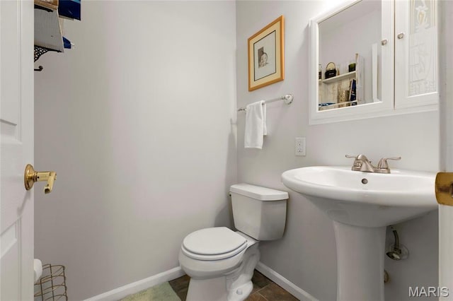 13459 Coliseum Dr, Chesterfield, MO 63017 - half bathroom with toilet and baseboards