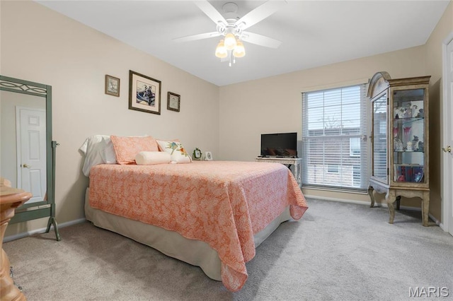 13459 Coliseum Dr, Chesterfield, MO 63017 - bedroom featuring carpet and a ceiling fan