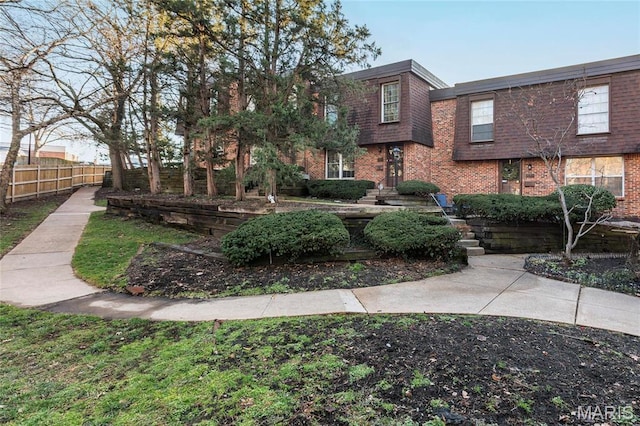 13459 Coliseum Dr, Chesterfield, MO 63017 - view of front of property featuring brick siding