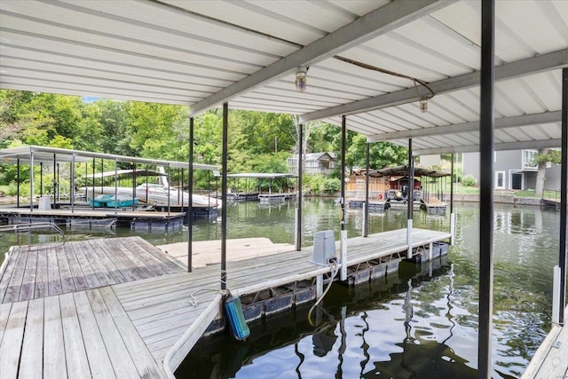 29420 Park Ave, Gravois Mills, MO 65037 - dock area featuring a water view