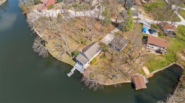 10949 Clearwater Ln, Plainview, IL 62685 - aerial overview of property's location featuring a large body of water