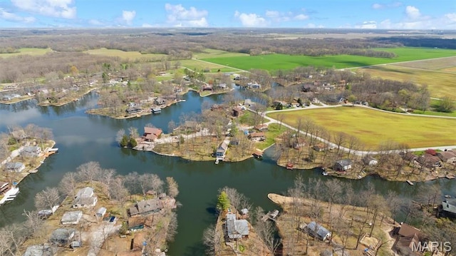 10949 Clearwater Ln, Plainview, IL 62685 - aerial view of property's location featuring a nearby body of water