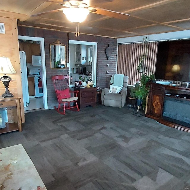 2106 Lackland Rd, Saint Louis, MO 63114 - view of patio with a ceiling fan
