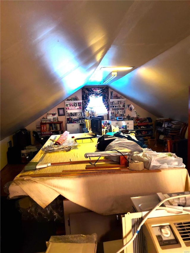 2106 Lackland Rd, Saint Louis, MO 63114 - bedroom with vaulted ceiling