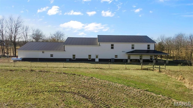 284 Ridge Rd, Oak Ridge, MO 63769 - back of house with metal roof