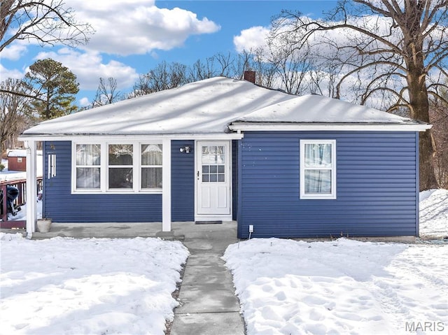 514 Penn St, Belleville, IL 62223 - view of front of house with a chimney