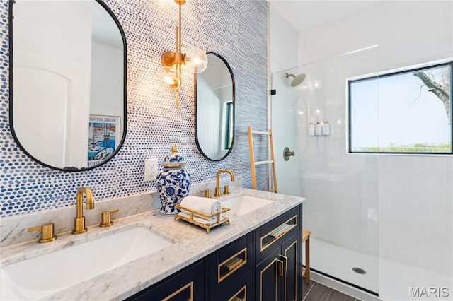 2510 N 89th St, Caseyville, IL 62232 - full bath with walk in shower and double vanity
