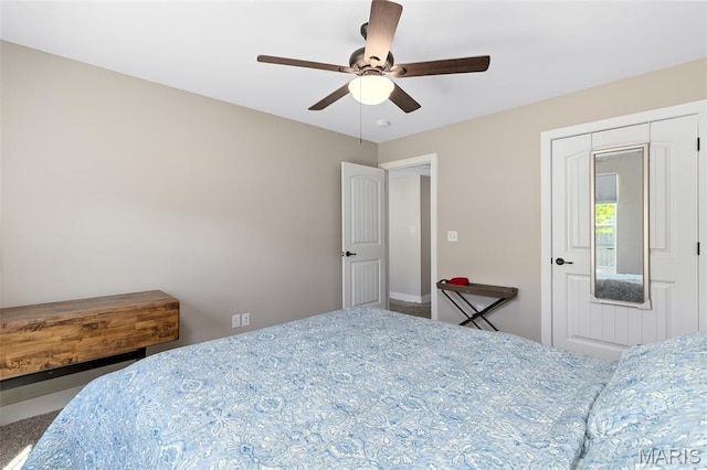 135 Mary Catherine, Waynesville, MO 65583 - bedroom with a ceiling fan and carpet floors