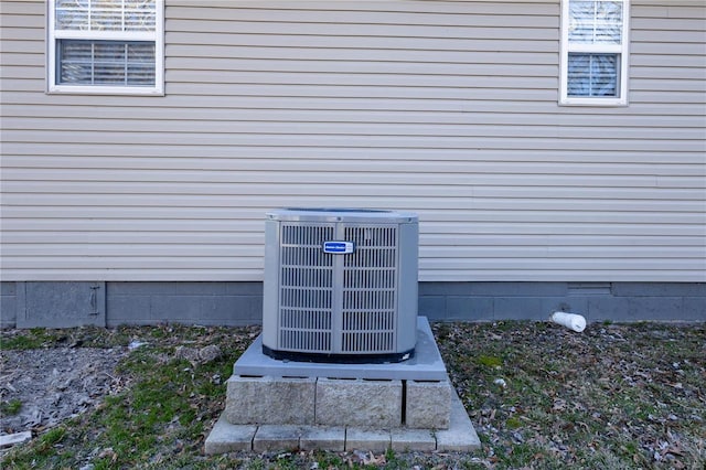 2347 Arkansas Ave, Poplar Bluff, MO 63901 - exterior view of central AC unit and crawl space