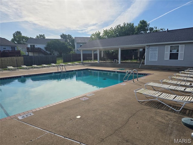 1619 Florine Boulevard E, Saint Charles, MO 63303 - community pool with a patio and a gazebo