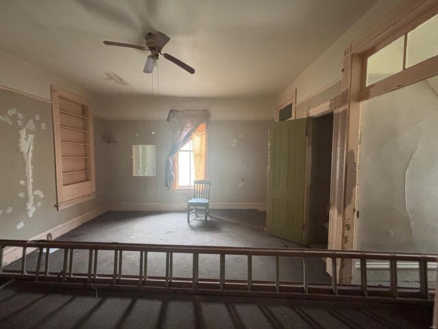 1809 Chestnut St, Hannibal, MO 63401 - unfurnished room with a ceiling fan and baseboards