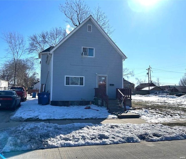 1716 Cleveland Blvd, Granite City, IL 62040 - view of snow covered back of property