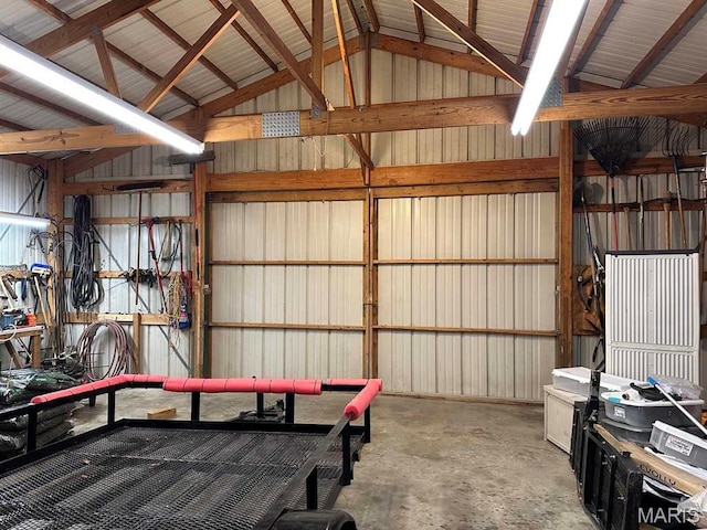 17264 Cedar Hills Dr, Dexter, MO 63841 - garage featuring metal wall