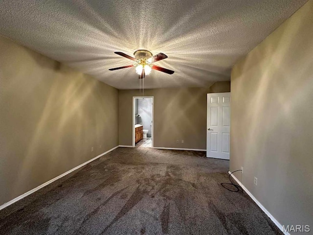 17264 Cedar Hills Dr, Dexter, MO 63841 - carpeted empty room with a ceiling fan, baseboards, and a textured ceiling