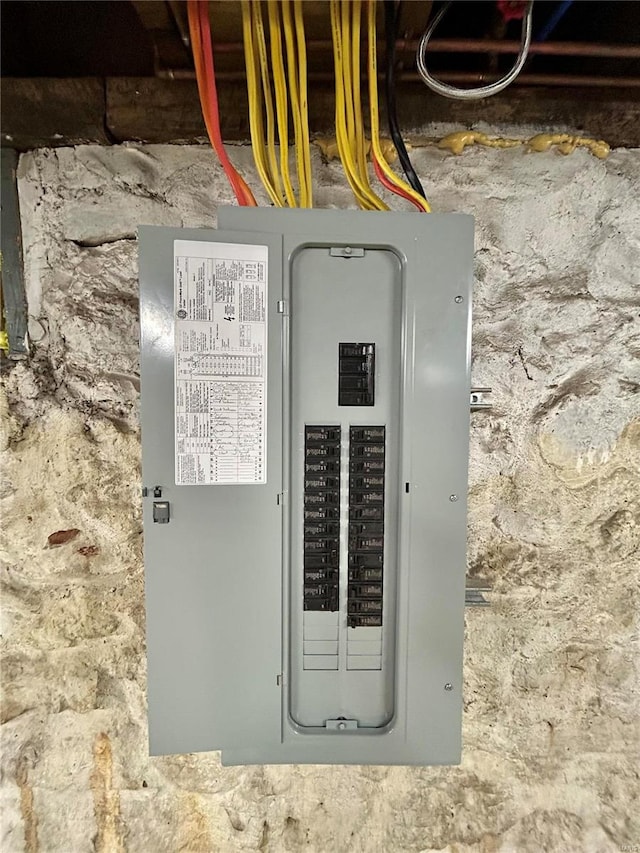 601 S Grand St, Salem, MO 65560 - utility room featuring electric panel