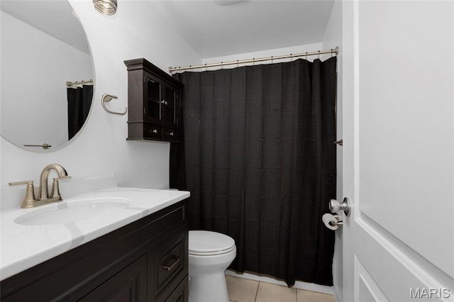 4012 Sunny Brook Dr, Arnold, MO 63010 - full bathroom with vanity, tile patterned flooring, and a shower with shower curtain