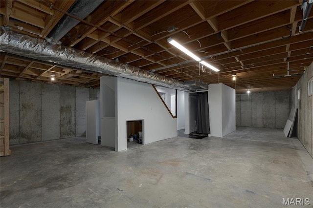 4012 Sunny Brook Dr, Arnold, MO 63010 - unfinished below grade area featuring fridge