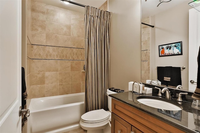 155 Carondelet Plz Unit 600, Saint Louis, MO 63105 - bathroom featuring shower / tub combo, toilet, and vanity