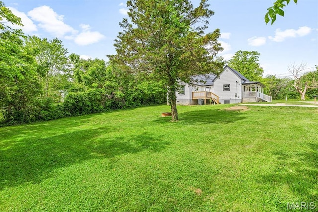 419 Murrill St, Bonne Terre, MO 63628 - view of green lawn
