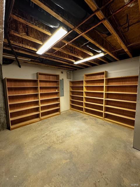 100 Walnut Ct, Saint Robert, MO 65584 - unfinished basement featuring electric panel
