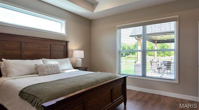 3837 Tanzanite Trl, Edwardsville, IL 62025 - bedroom featuring baseboards and dark wood finished floors