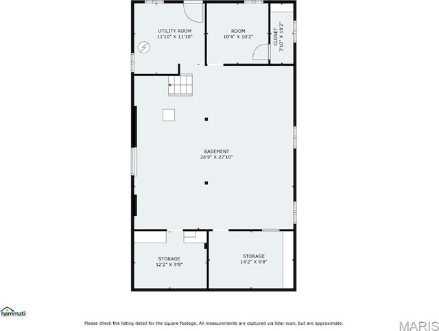 3142 Thelma Ave, Saint Louis, MO 63121 - home floor plan