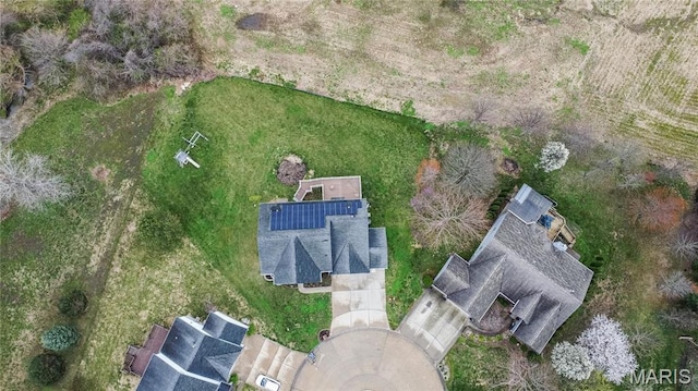 aerial view of property and surrounding area