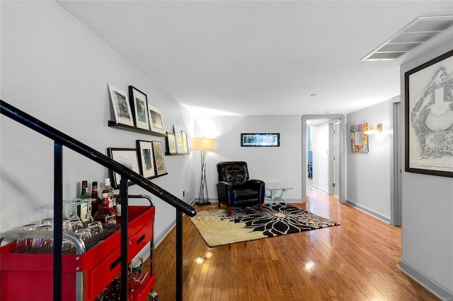 4100 Laclede Ave Unit 310, Saint Louis, MO 63108 - foyer entrance with hardwood / wood-style floors and baseboards