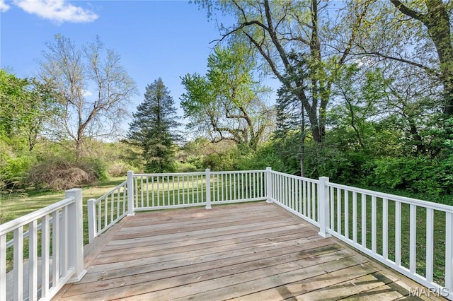 1919 Parker Rd, Saint Louis, MO 63138 - deck with a yard
